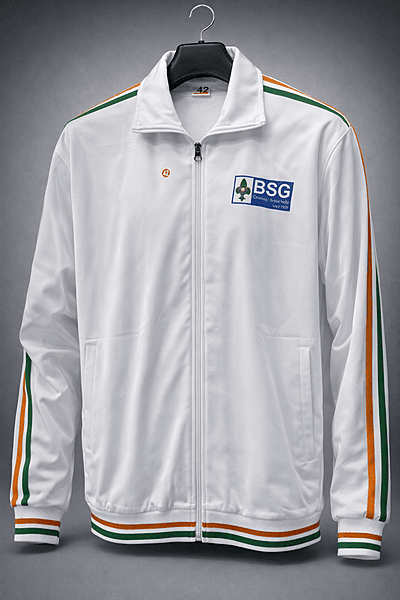 Track Suite  Uppar ( White)