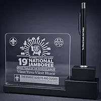 19th NJ Logo - Pen Stand with Light