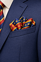 Scout Pocket Square Maroon