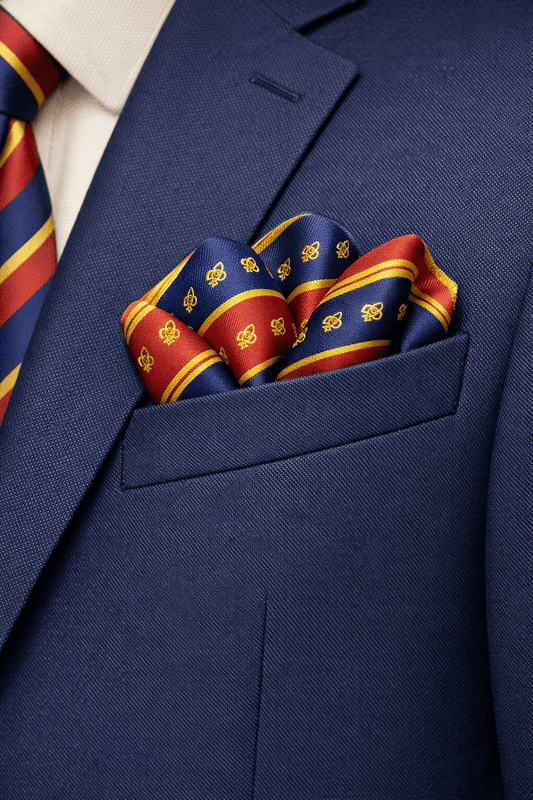 Scout Pocket Square Maroon