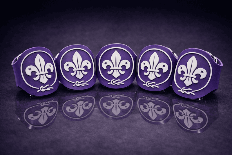 Woggle Silicon Purple -(5pcs)