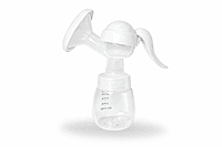 Manual Breast Pump – 3 Suction Modes, Soft Cushion, Easy Pumping (White))