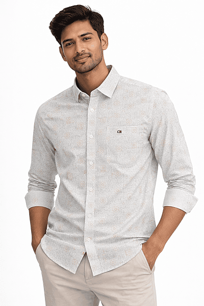 Men’s Cotton Printed Shirt | Stylish Casual Wear