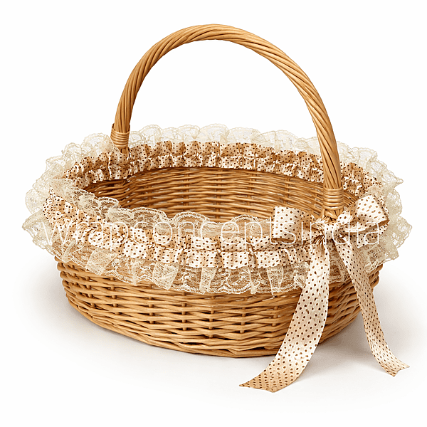 Vintage Polka Lace Frill Ribbon – 4cm×40 m