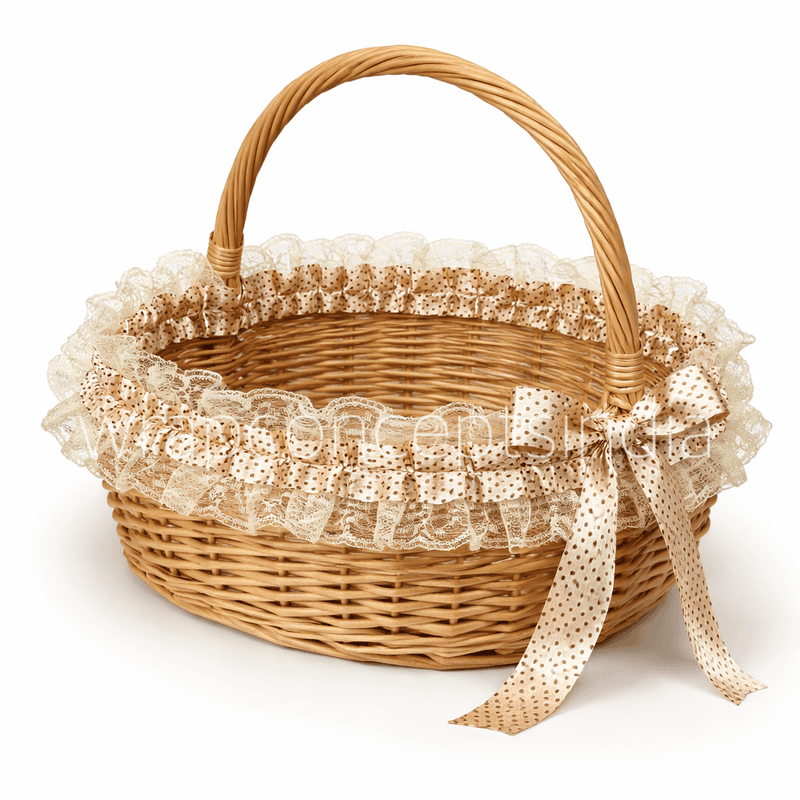 Vintage Polka Lace Frill Ribbon – 4cm×40 m