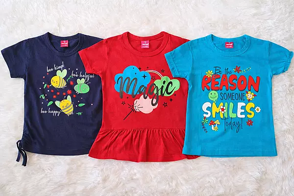 Girls T-shirt Combo of 3
