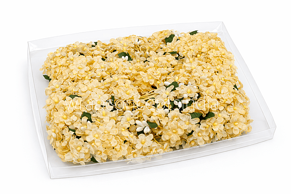 Small Silk Flowers - Lemon