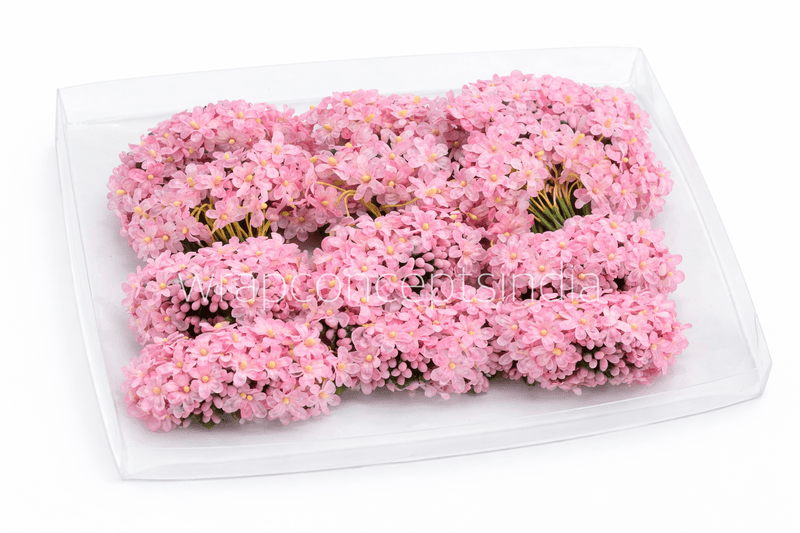 Small Silk Flowers - Baby Pink