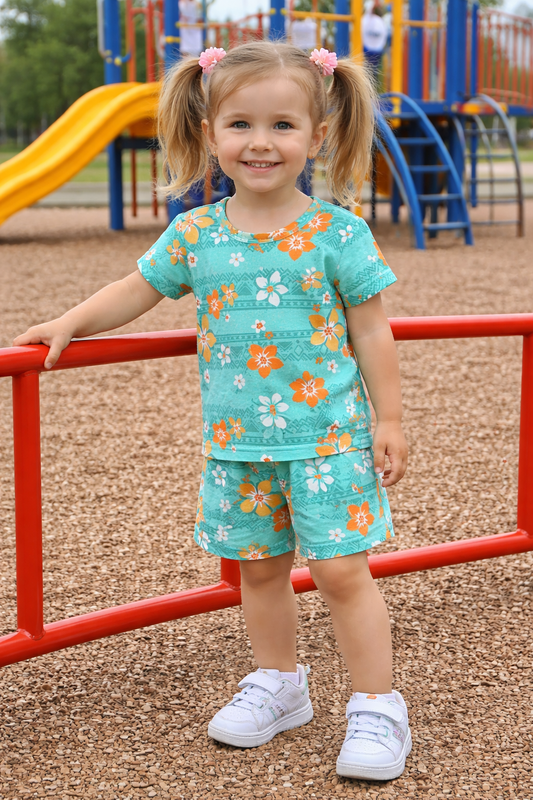 kids cotton shorts sets combo of 2