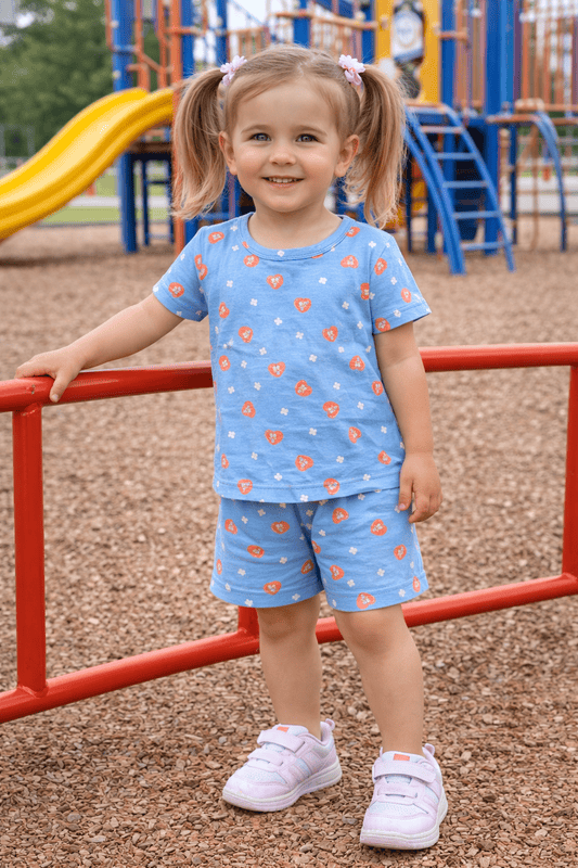 kids cotton shorts sets combo of 2