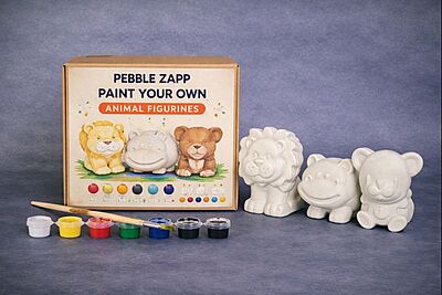 Cute Little Bear and Friends Big - 3 Piece Statue