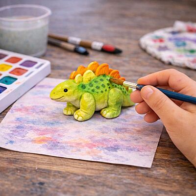 Dinosaur Statues - 5 Piece Hand-Painted Collection