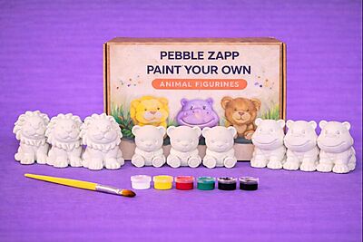 Cute Little Bear and Friends small - 9 Piece Statue Set