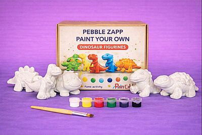 Dinosaur Statues - 5 Piece Hand-Painted Collection