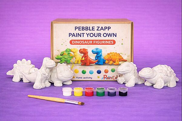 Dinosaur Statues - 5 Piece Hand-Painted Collection