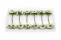 Sunflowers on stick - Ivory