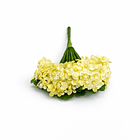 Small Silk Flowers - Lemon Yellow