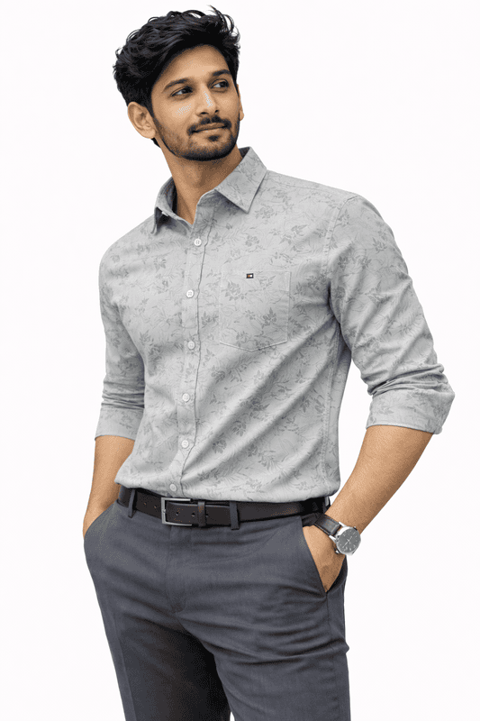 Men’s Printed Cotton Shirt | 100% Cotton Stylish Shirt for Men