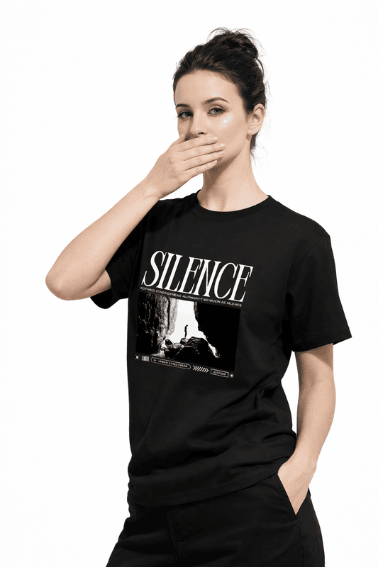 Silence | Black T-shirt