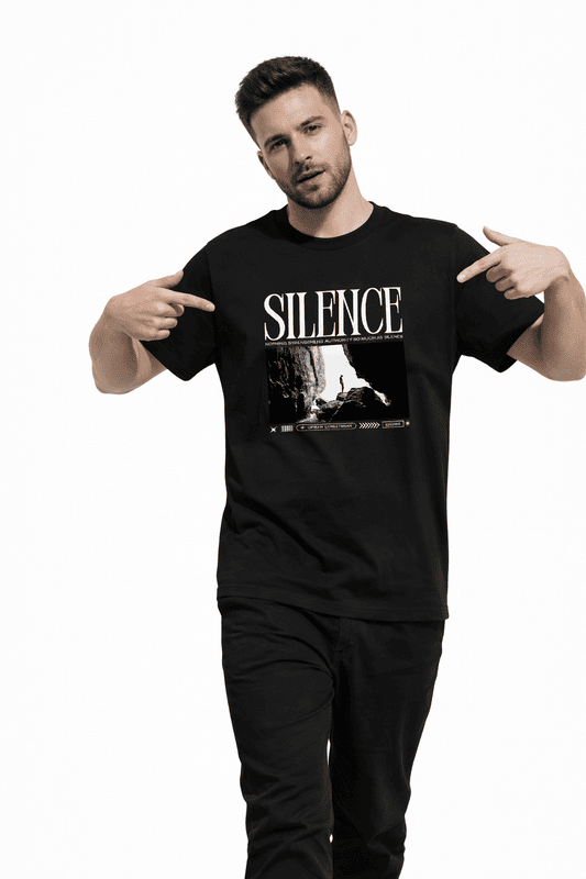 Silence | Black T-shirt