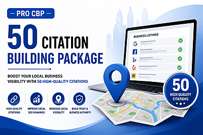 Pro CBP – 50 Citation Building Package