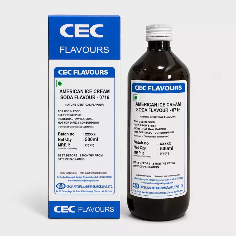 CEC – American Ice Cream Soda Flavour – 0716-500ml