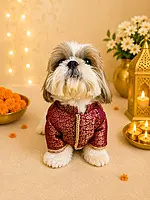 Royal Plum Brocade Sherwani