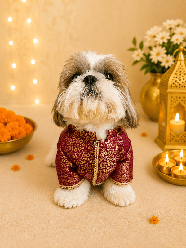 Royal Plum Brocade Sherwani