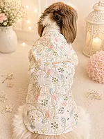 Ivory Bloom Embroidered Kurta