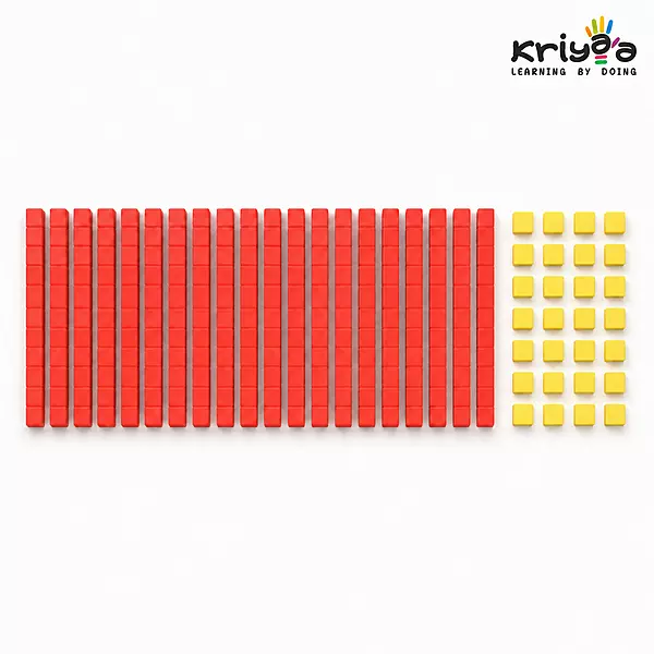 "Dienes Blocks Level 1 | Ages 4+ 30 Ones + 20 Tens | Base 10 |