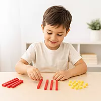 "Dienes Blocks Level 1 | Age 4+ | 30 Ones + 20 Tens | Base 10 |