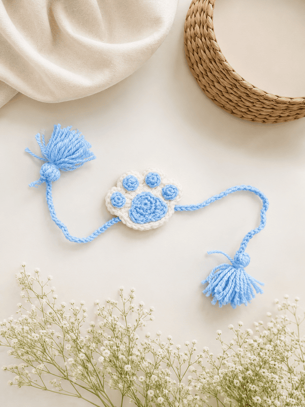 Crochet Paw Rakhi