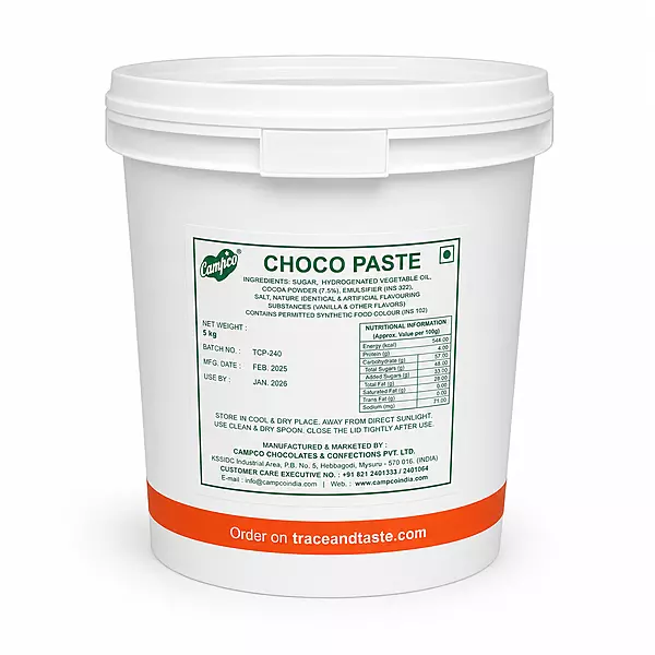 Campco - Chocopaste Regular 20KG - Bucket - PCT-750 G - 1 x 20KG BUCKET