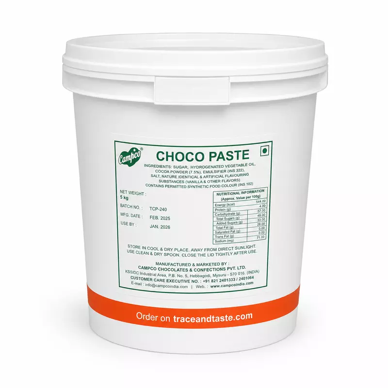 Campco - Chocopaste Regular 20KG - Bucket - PCT-750 G - 1 x 20KG BUCKET