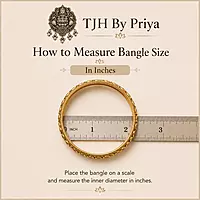 Premium Quality Temple Bangles Combo Of 4