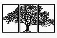 3D Printed Tree of Life Wall Art | Modern 3-Panel Decorative Wall Hanging