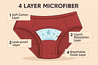 Reusable period Panty ( pack of 2 )