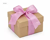 Satin Sheen Ribbon-Rose-4 cms-10 yards