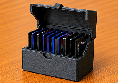 Portable SD & microSD Card Storage Holder | Premium 3D Printed Memory Card Case