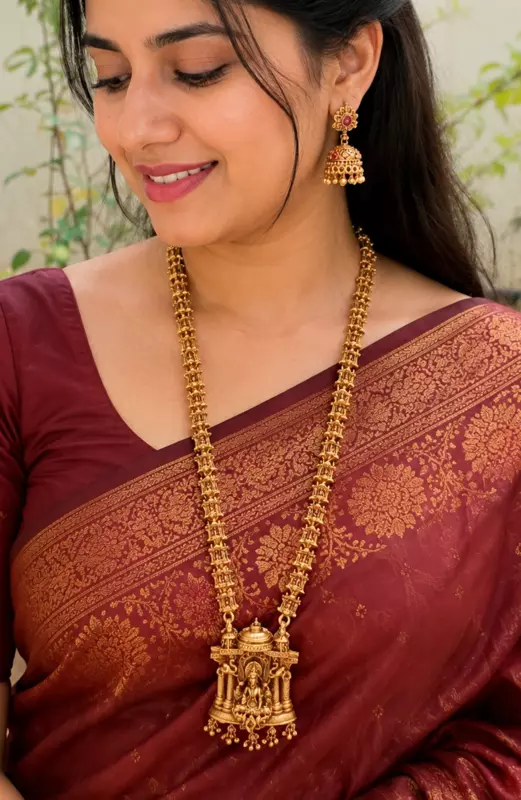 Rich bridal and festive look