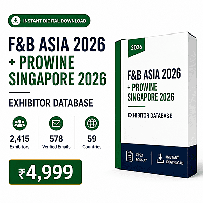 Food & Hospitality Asia + ProWine Singapore 2026 Exhibitor Database