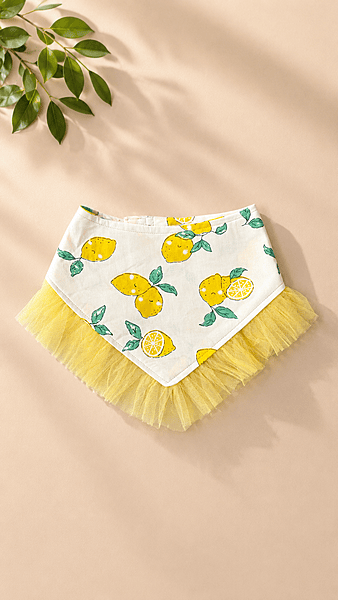 Lemon Print Bandana