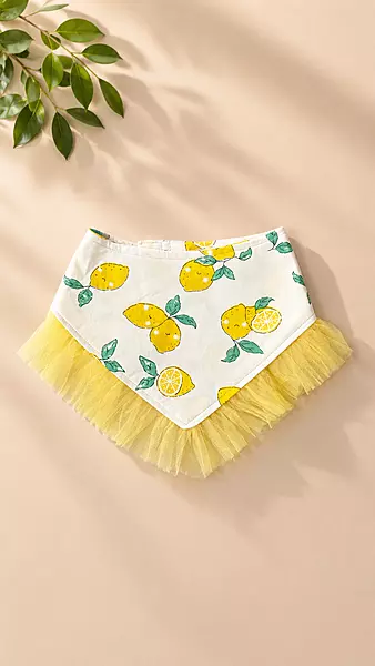 Lemon Print Bandana