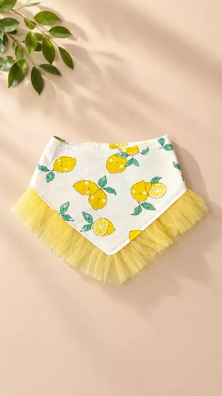 Lemon Print Bandana