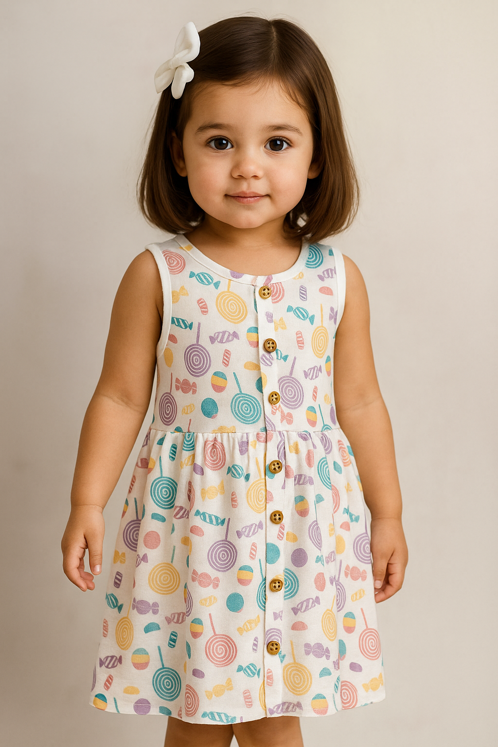 Muslin Frock - Lolli pop