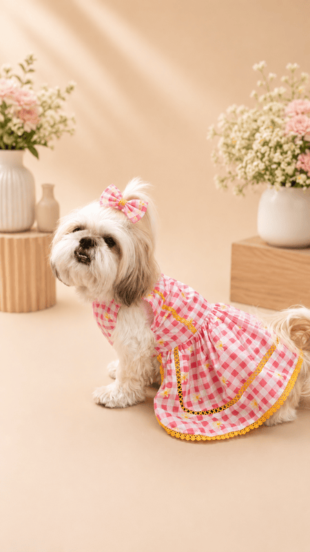 Daisy Picnic Dog Dress