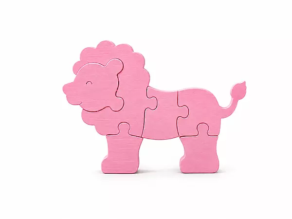 Montessori Lion Puzzle Toy