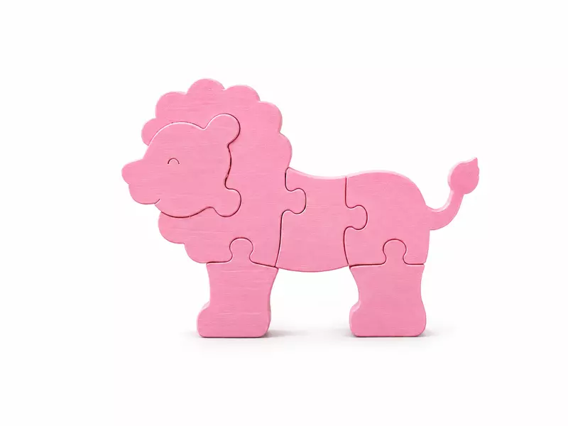 Montessori Lion Puzzle Toy