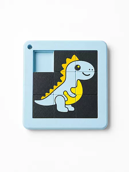 Montessori Mini Sliding Dinosaur Puzzle
