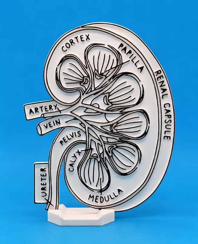 Human Kidney Coloring Model